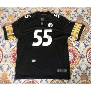 Devin Bush Pittsburgh Steelers XXL Nike Men Jersey Black Football-Nfl Sewn Logo